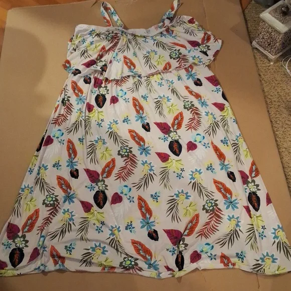 Multicolor Terra and sky tropical dress 4x - Picture 1 of 5